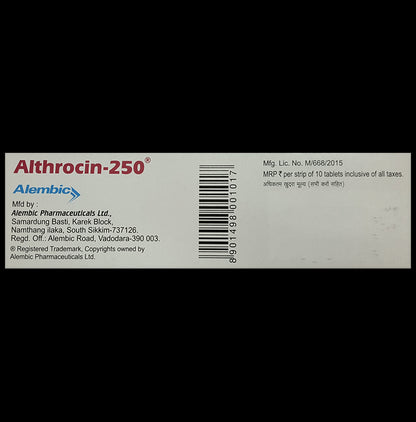 Althrocin 250 Tablet