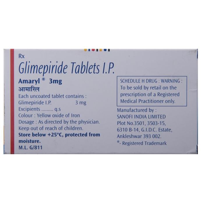 Amaryl 3mg Tablet