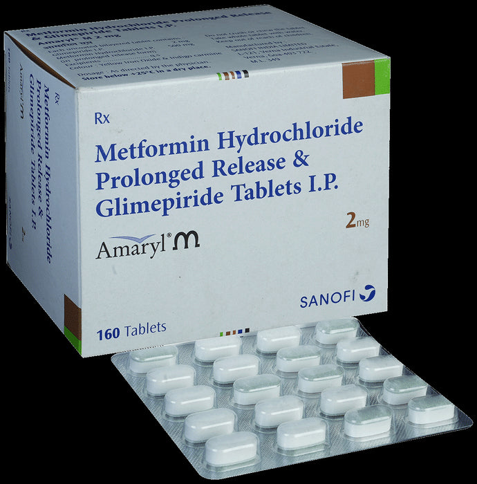 Amaryl M 2mg Tablet PR - Classic Derma