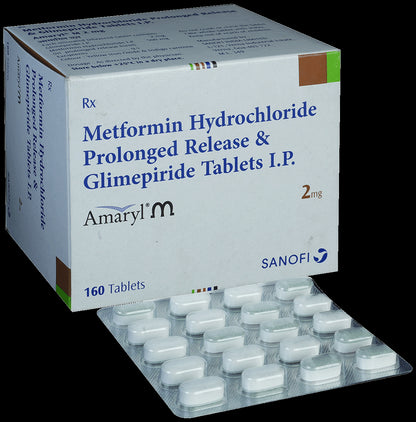 Amaryl M 2mg Tablet PR - Classic Derma