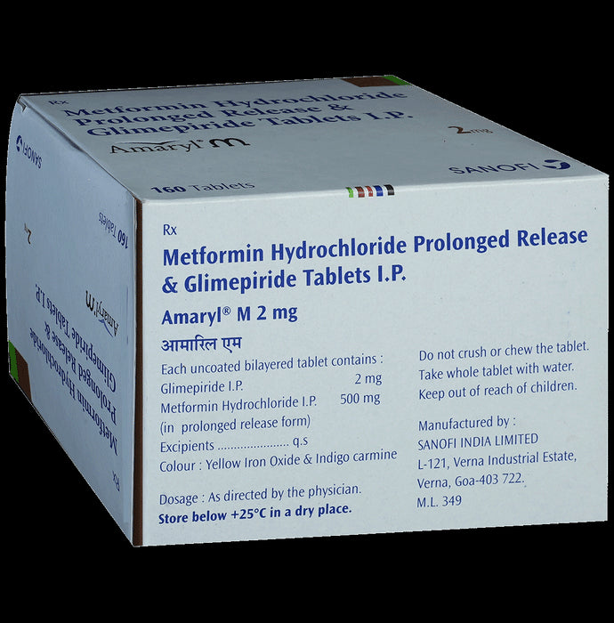 Amaryl M 2mg Tablet PR