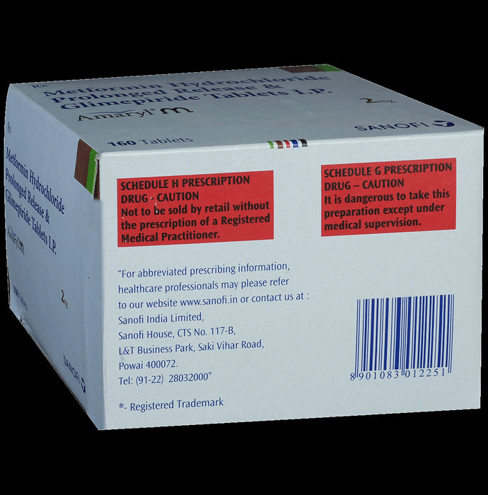 Amaryl M 2mg Tablet PR