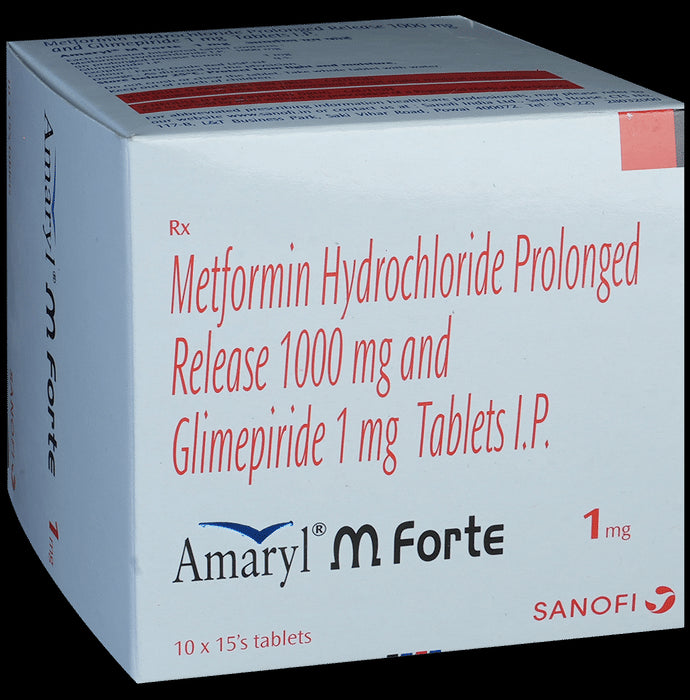 Amaryl M Forte 1mg Tablet PR