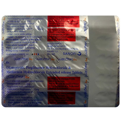 Amaryl MP 2mg Tablet ER