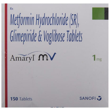 Amaryl MV 1mg Tablet SR
