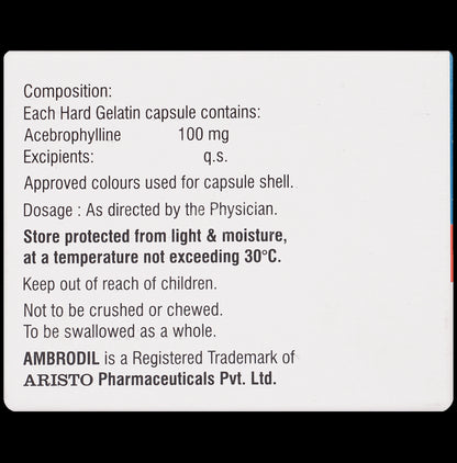 Ambrodil-XP Capsule