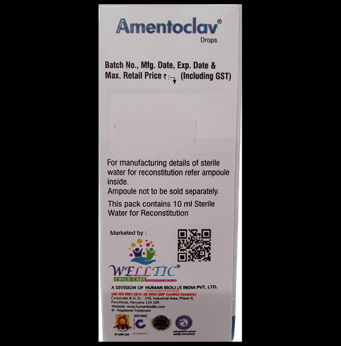 Amentoclav Oral Drops Vanilla