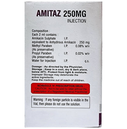 Amitaz 250MG Injection