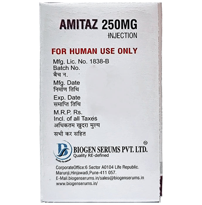 Amitaz 250MG Injection