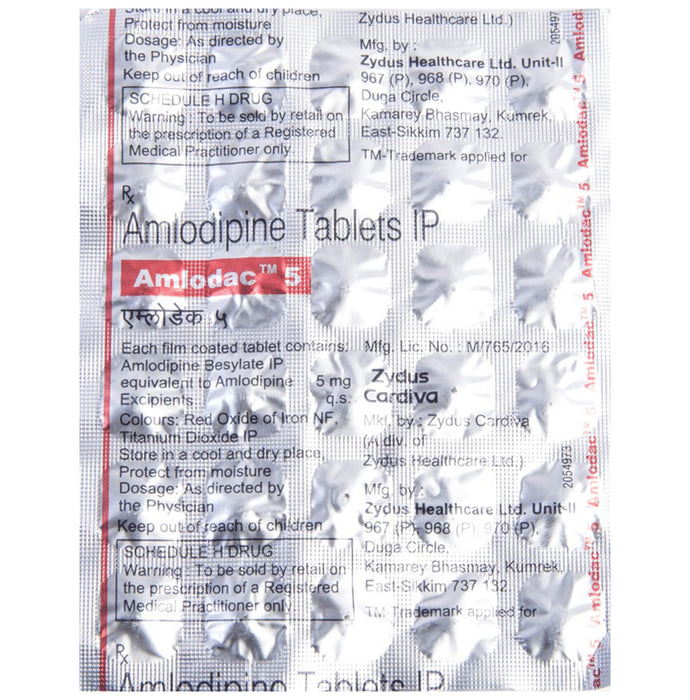 Amlodac 5 Tablet
