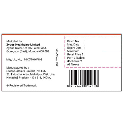 Amlodac B 5mg/5mg Tablet