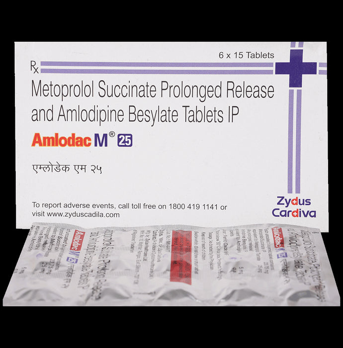 Amlodac M 25 Tablet PR - Classic Derma