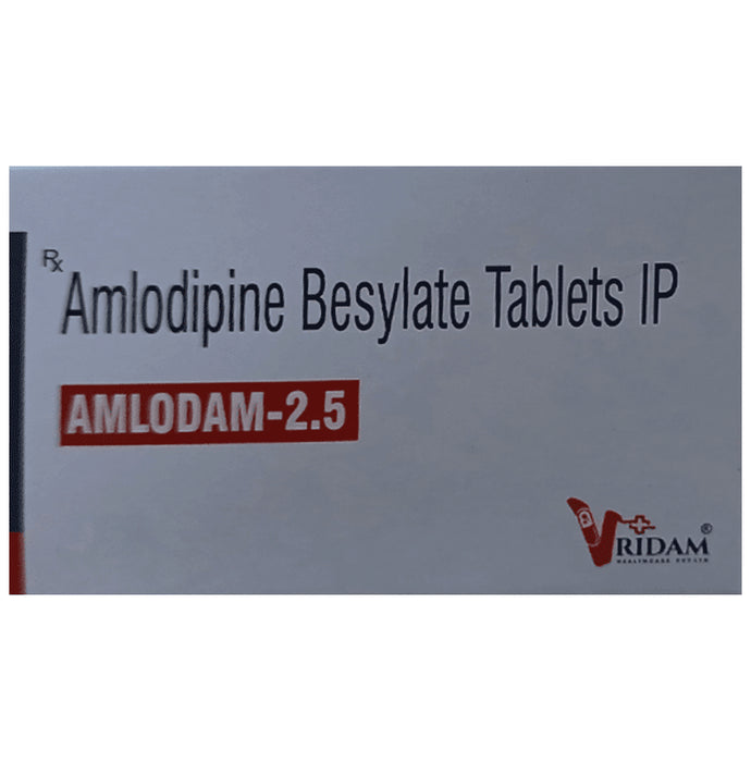 Amlodam 2.5 Tablet - Classic Derma