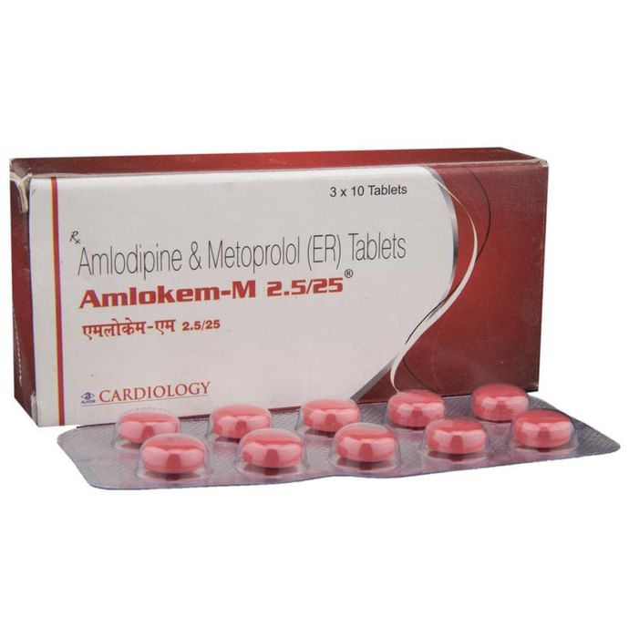 Amlokem M 2.5/25 Tablet - Classic Derma