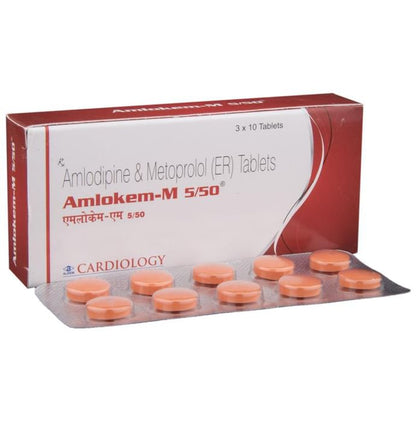 Amlokem M 5/50 Tablet - Classic Derma