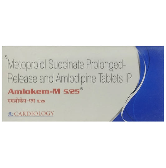 Amlokem M 5mg/25mg Tablet - Classic Derma