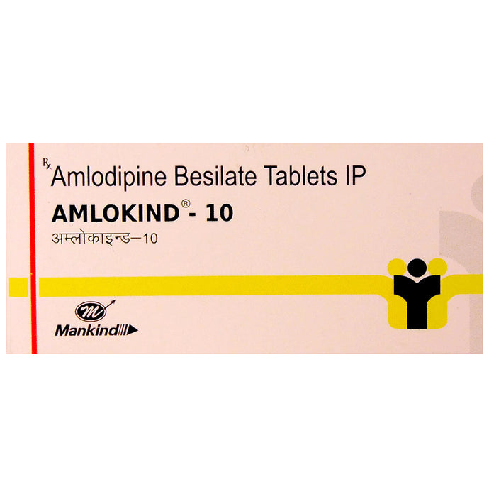 Amlokind 10mg Tablet - Classic Derma