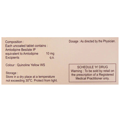 Amlokind 10mg Tablet