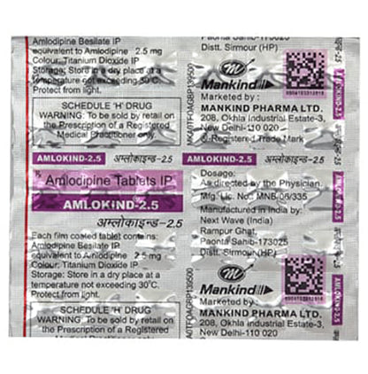 Amlokind 2.5 Tablet