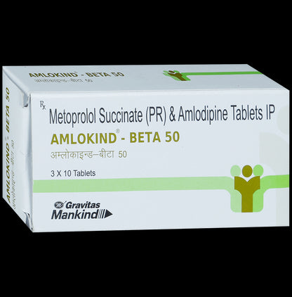 Amlokind-Beta 50 Tablet PR