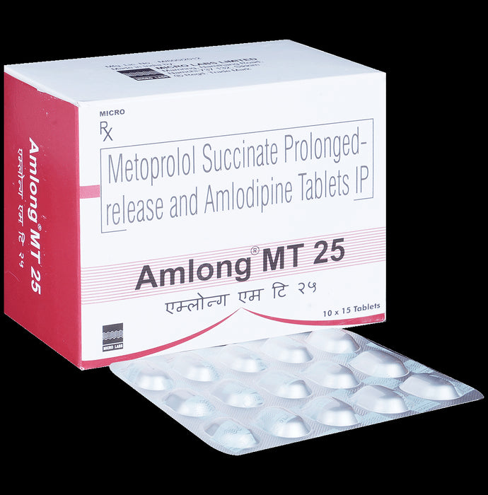 Amlong MT 25 Tablet PR - Classic Derma