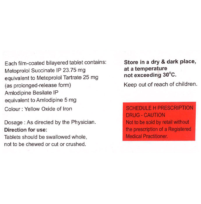 Amlong MT 5/25 Tablet PR