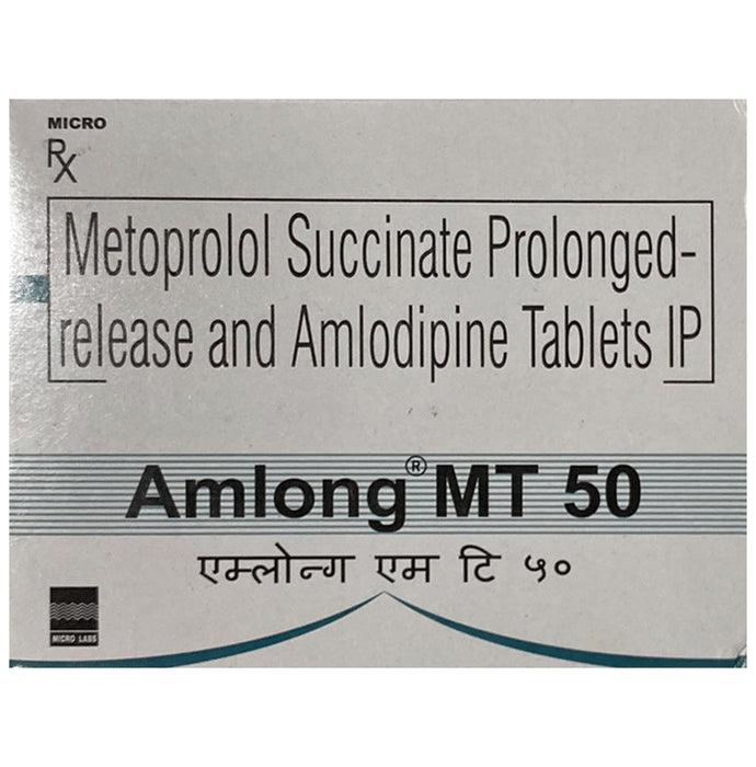 Amlong MT 50 Tablet PR - Classic Derma