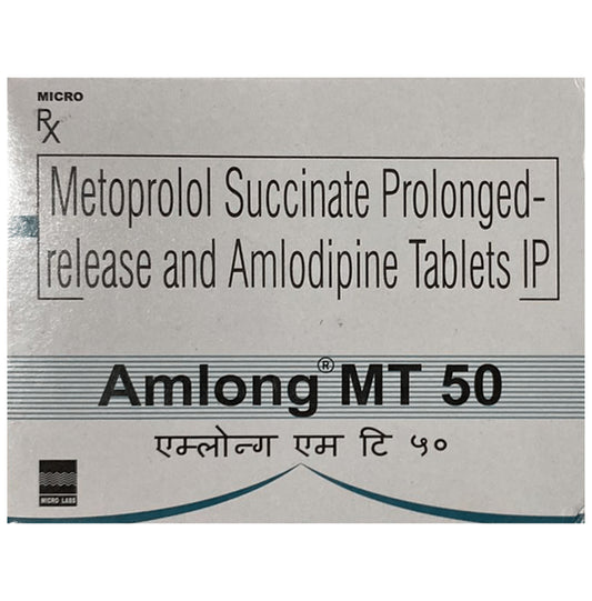 Amlong MT 50 Tablet PR - Classic Derma