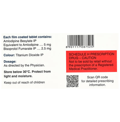 Amlopres B 2.5 Tablet