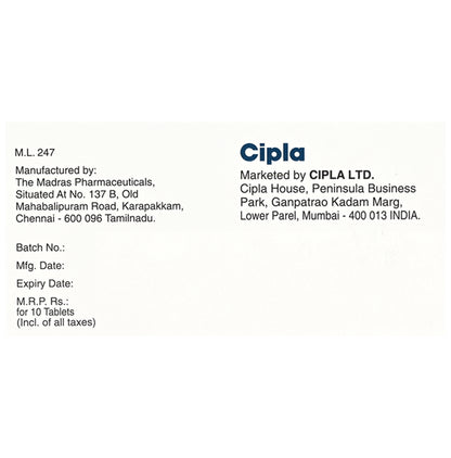 Amlopres B 2.5 Tablet