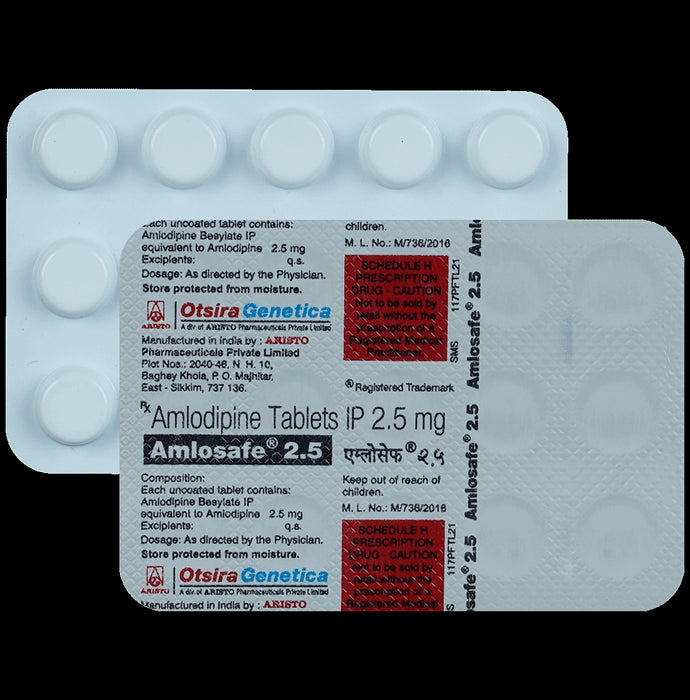 Amlosafe 2.5 Tablet - Classic Derma
