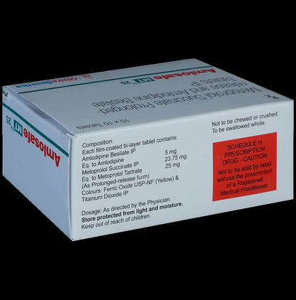 Amlosafe MT 25 Tablet PR