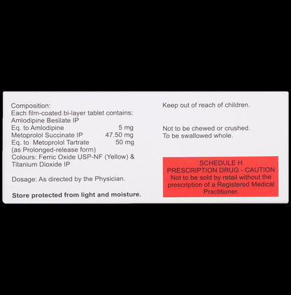 Amlosafe MT 50 Tablet PR