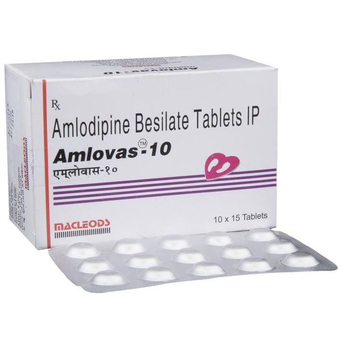 Amlovas 10 Tablet - Classic Derma