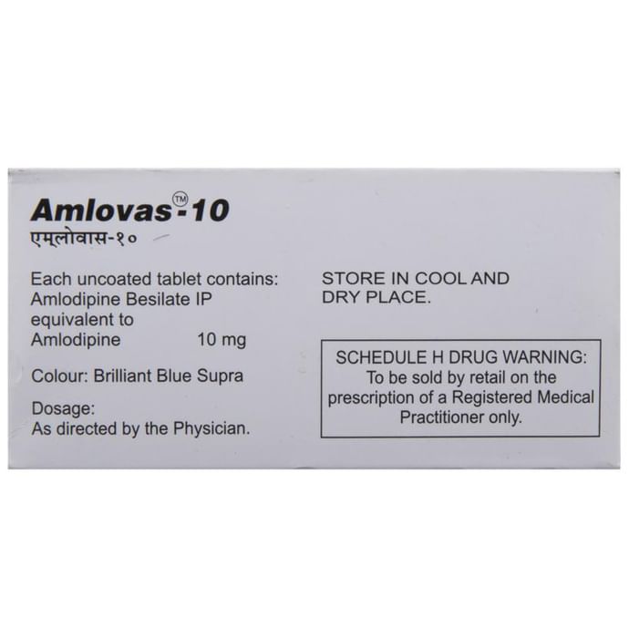 Amlovas 10 Tablet