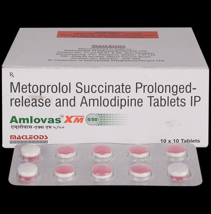 Amlovas XM 5/50 Tablet PR - Classic Derma