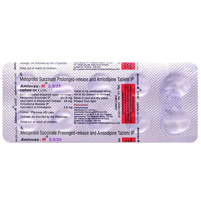 Amlovas-M 2.5/25 Tablet PR