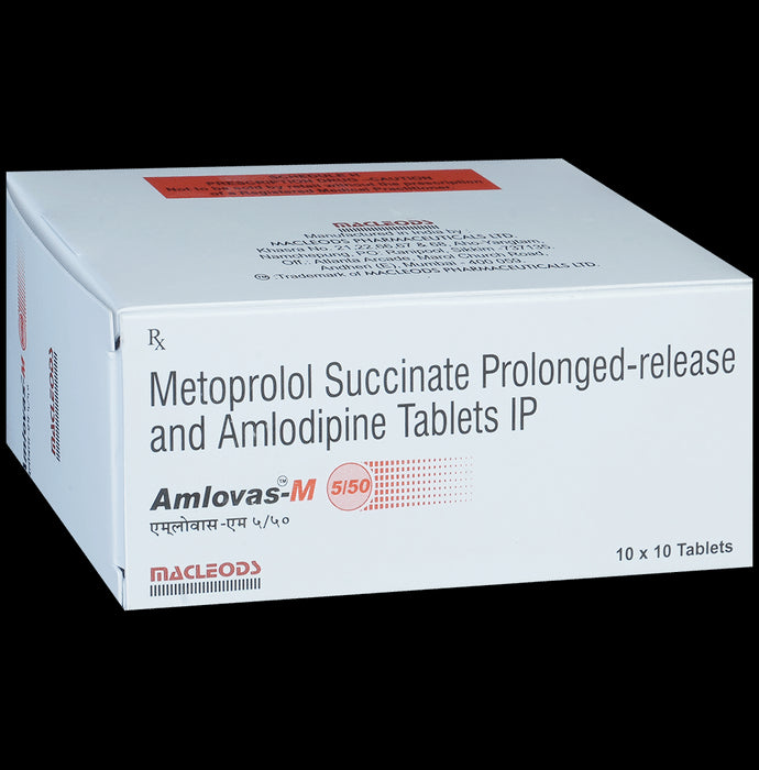 Amlovas-M 5/50 Tablet PR