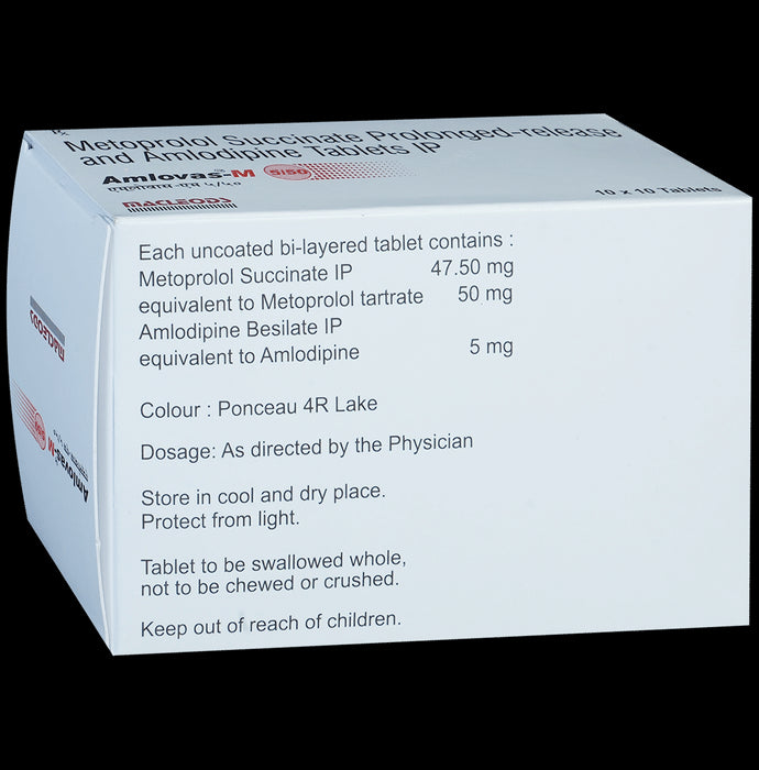 Amlovas-M 5/50 Tablet PR
