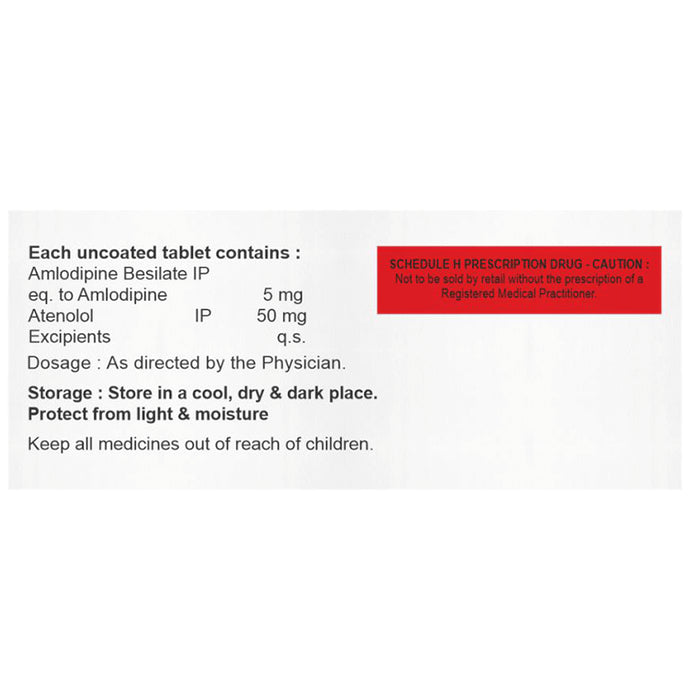 Amlovil AT 5mg/50mg Tablet