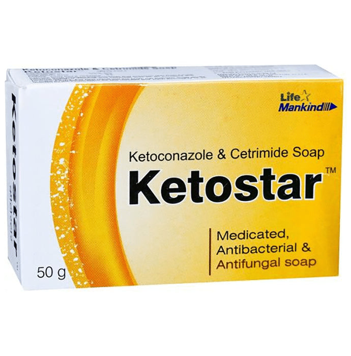Ketostar Soap | Derma Care | For Dandruff Relief - Classic Derma