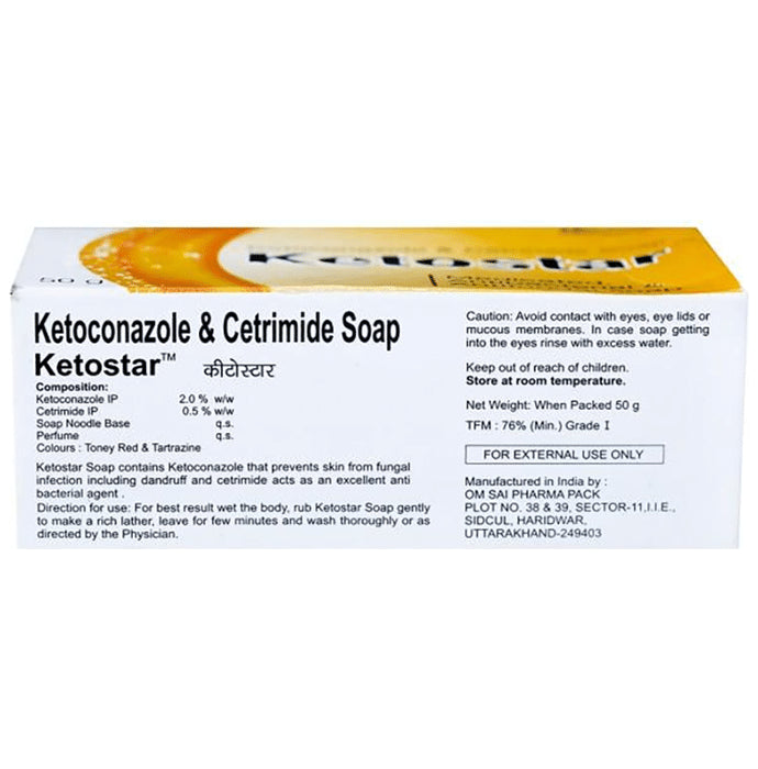 Ketostar Soap | Derma Care | For Dandruff Relief