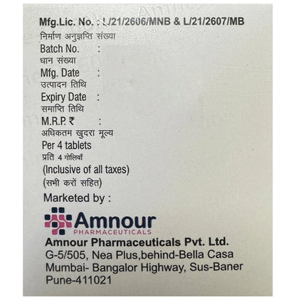 Amnoshine-D3 60K Chewable Tablet Orange Sugar Free