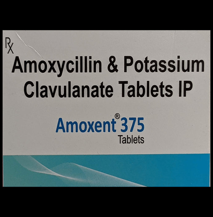 Amoxent 375 Tablet - Classic Derma
