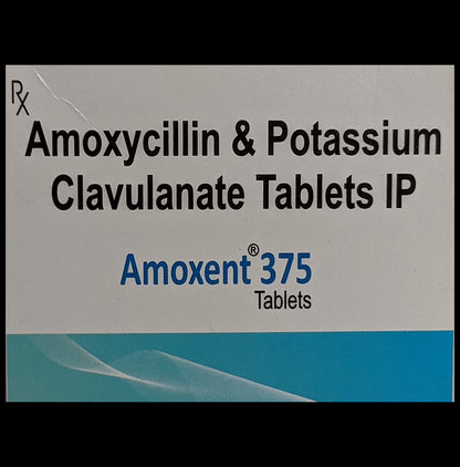 Amoxent 375 Tablet - Classic Derma