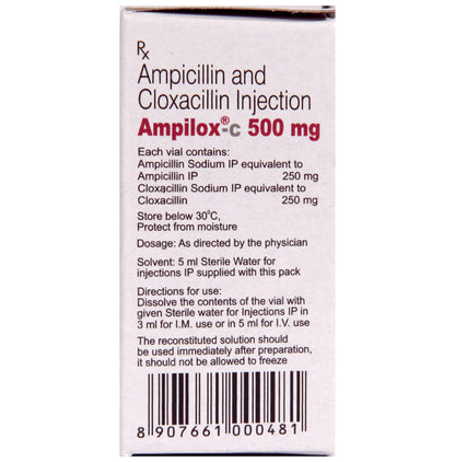 Ampilox C 500 mg/500 mg Injection