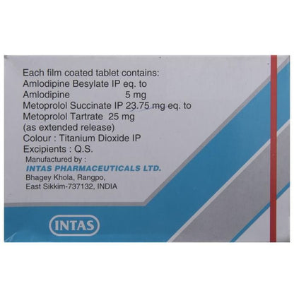 Amtas-M 25 Tablet PR