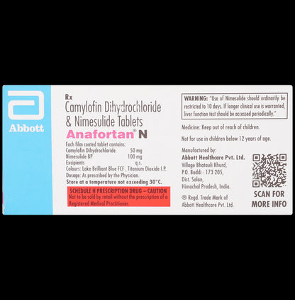 Anafortan N 100 mg/50 mg Tablet