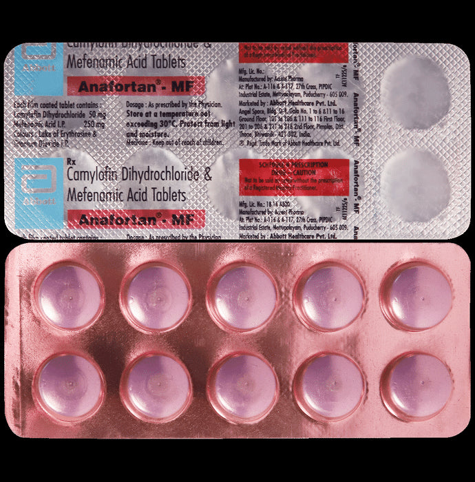 Anafortan-MF 50mg/250mg Tablet - Classic Derma