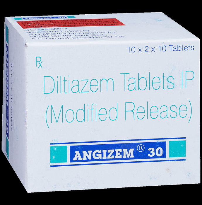 Angizem 30 Tablet MR